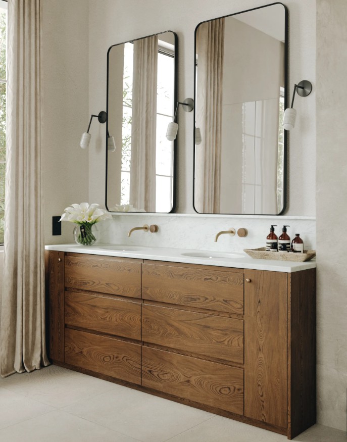 Bathroom vanities near me melamine with particle board-GB-014 01