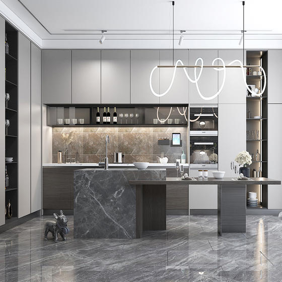 melamine kitchen cabinet-006