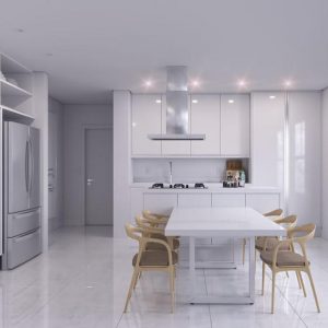 Modern silver kitchen 002