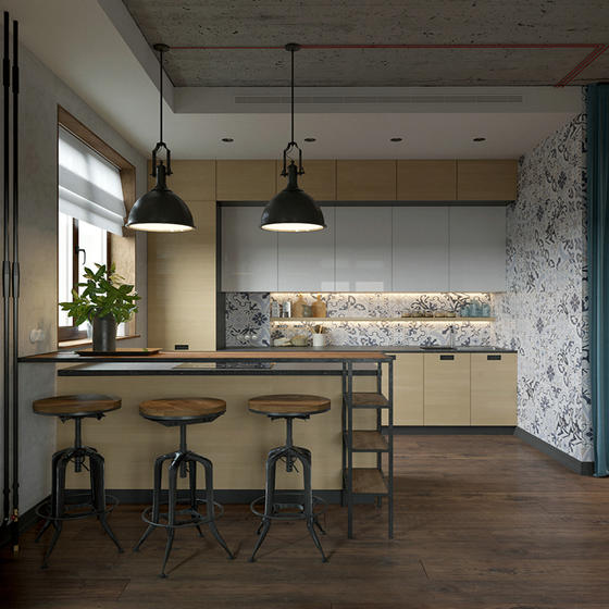 Modern white kitchen 004