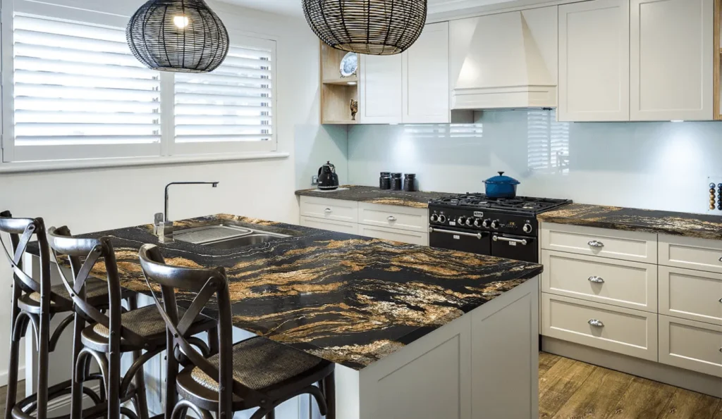 Aqua Fusion Quartzite Brazil kitchen: 7 Creative Design Ideas