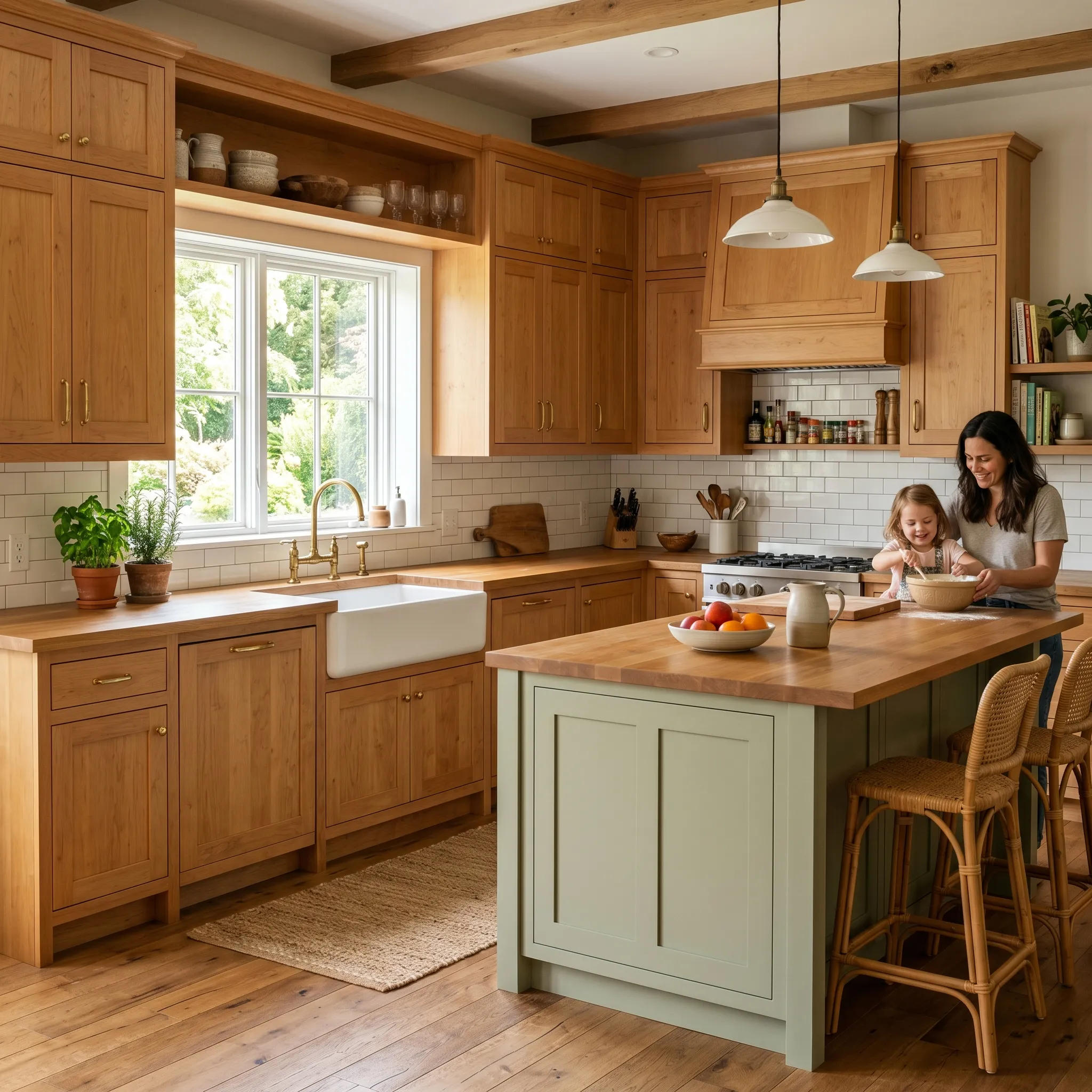 Classic Shaker Wood Kitchen Cabinet