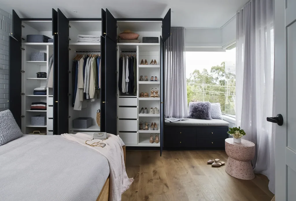 floor to ceiling hinged wardrobe