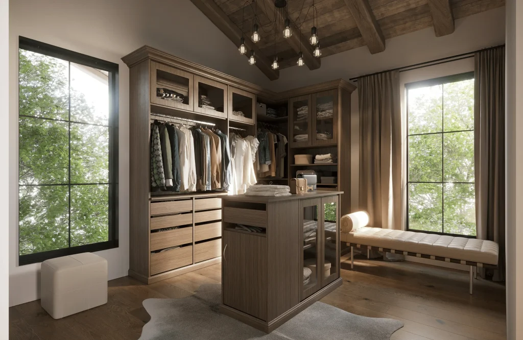 George Soil wood closet