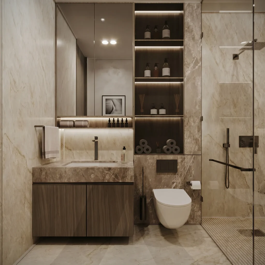 Luxury bathroom- whole house customization