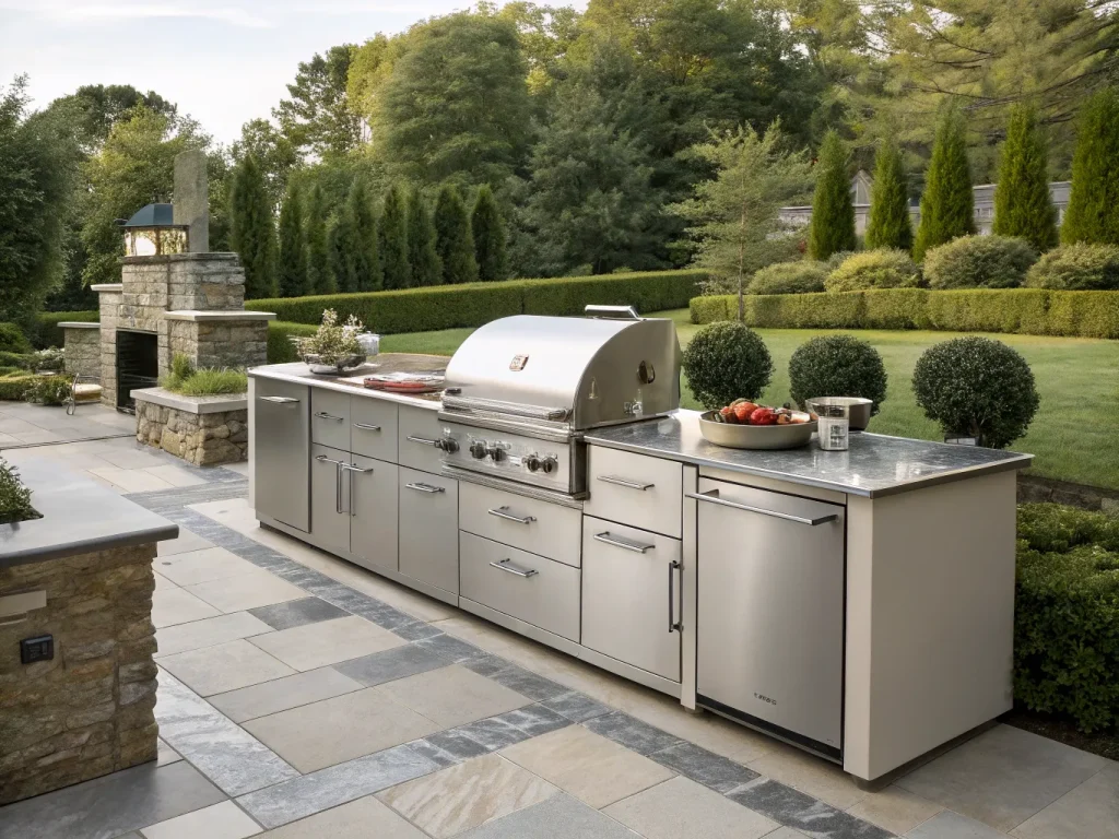 luxury-outdoor-stainless-steel-kitchen-cabinets
