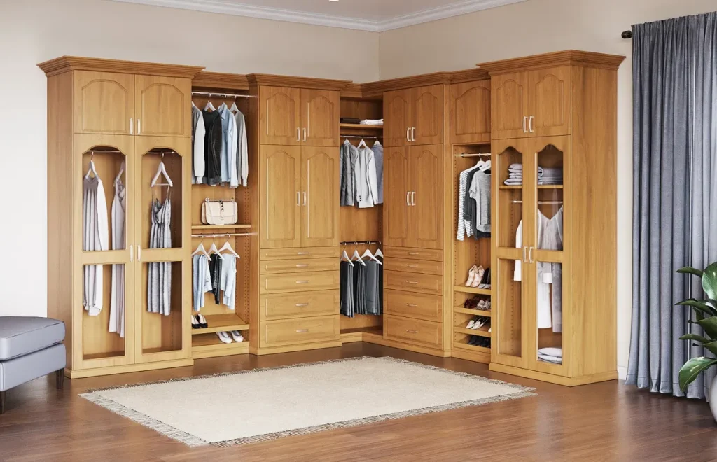 maple wardrobe closet