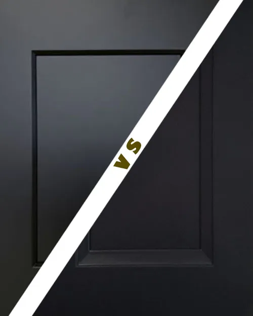 matte black kitchen cabinets or Glossy_11zon
