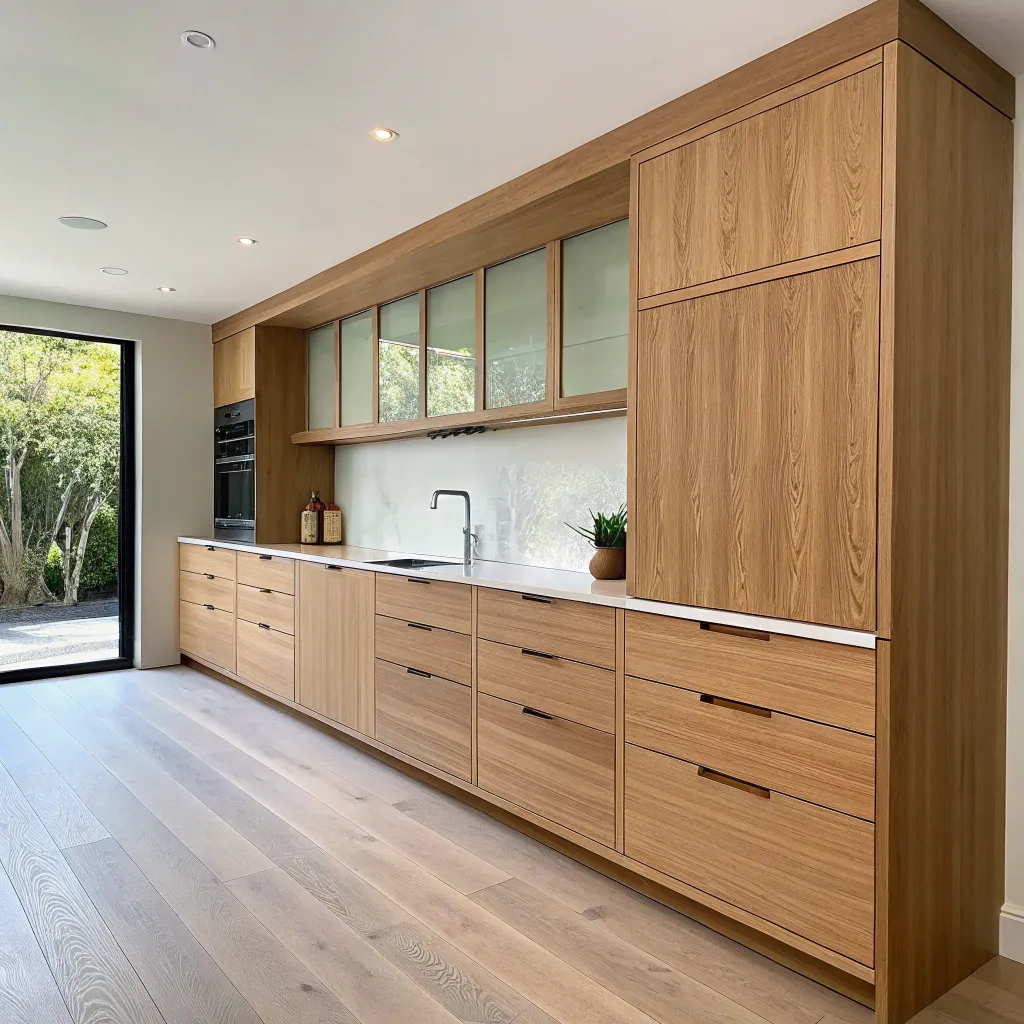 minimalist-style-rift-sawn-white-oak-kitchen-cabinet