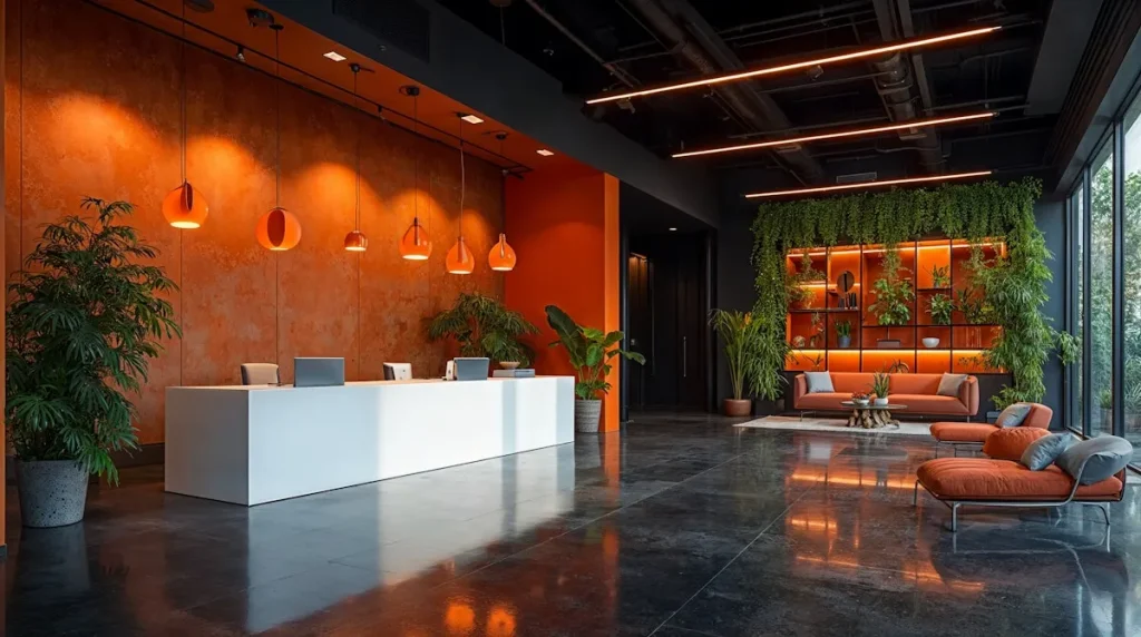 Modern hotel Lobby