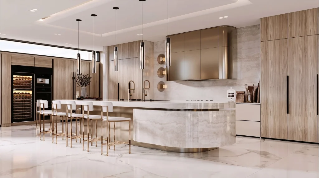 Modern Luxury Kitchen Designs for High-End Homes