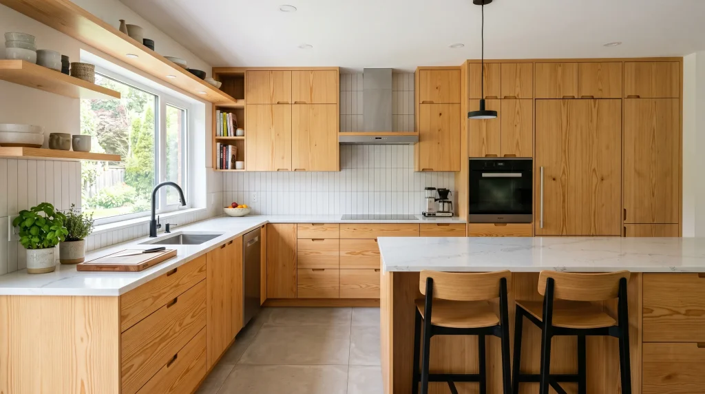 Modern_Pine_Kitchen_Cabinets
