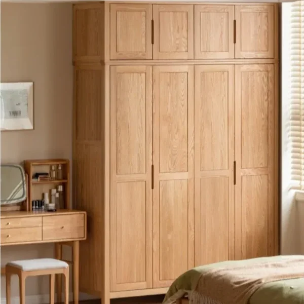natural wood armoire Closet