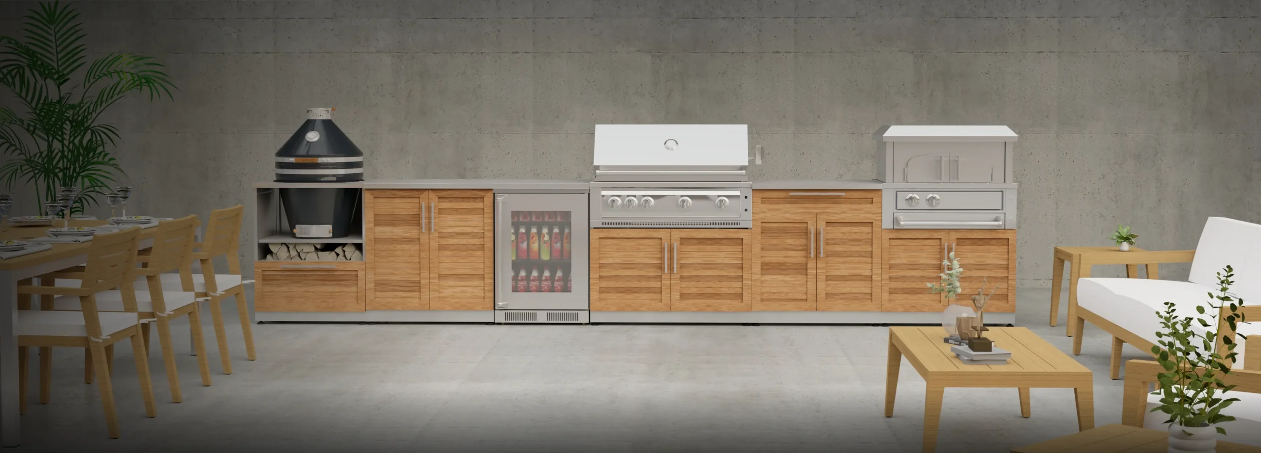 Outdoor kitchen cabinet 3D Design1 Outdoor kitchen cabinet 3D Design1
