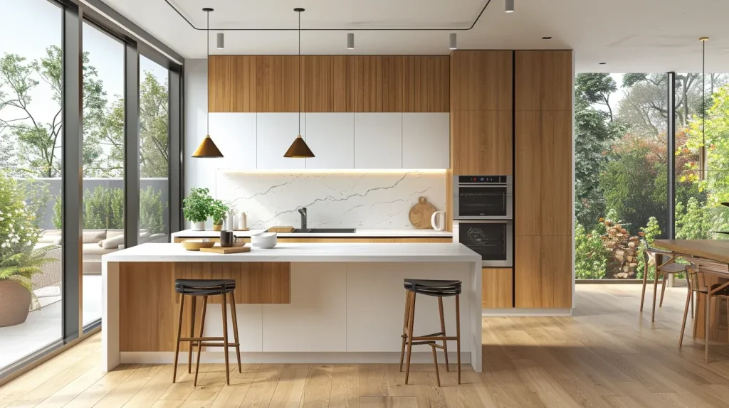 PVC kitchen cabinets​ for villa
