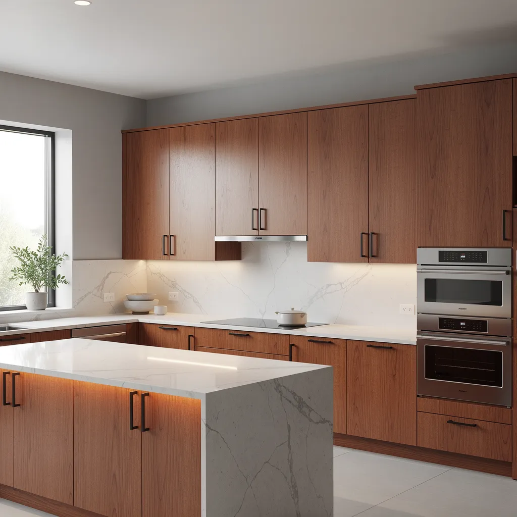 red oak kitchen cabinets