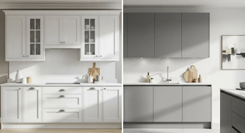 Shaker Vs Flat Panel Kitchen Cabinets