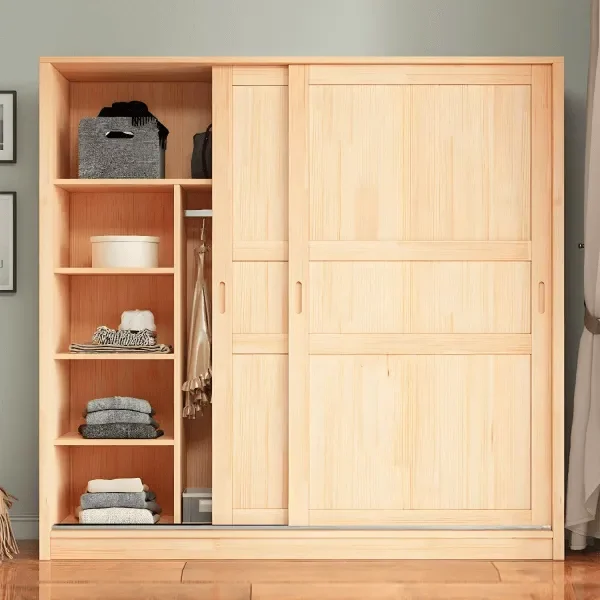 solid wood wardrobe closet​