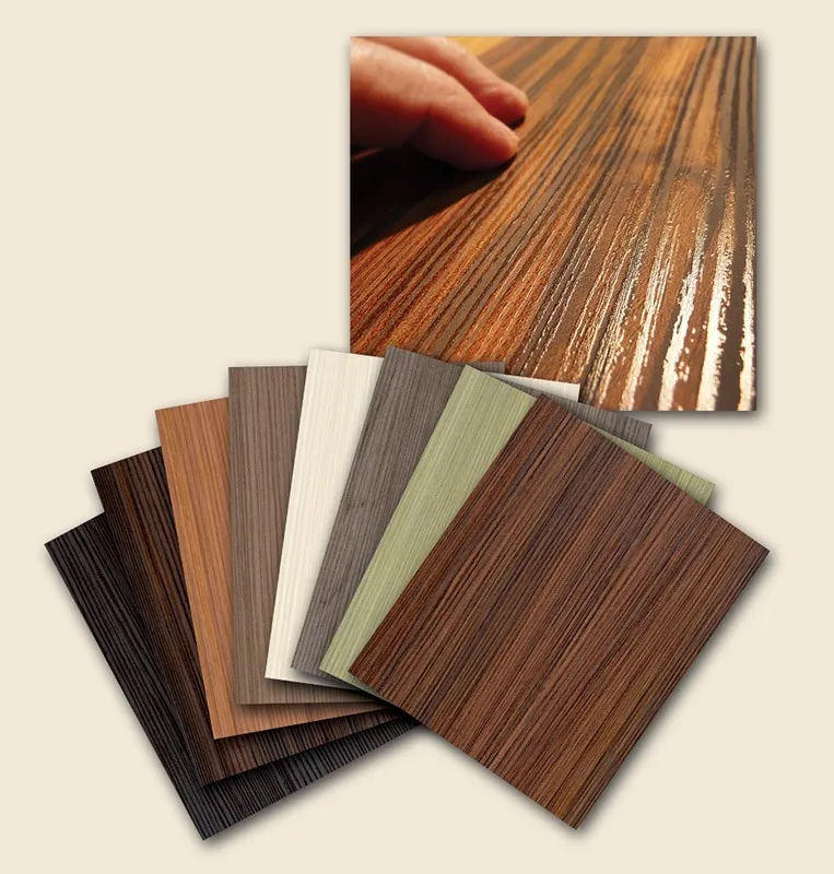 Textured melamine cabinets