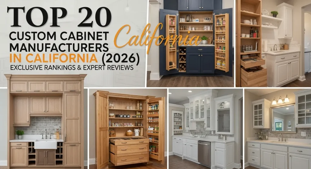 Top 20 Custom Cabinet Manufacturers In California (2026)