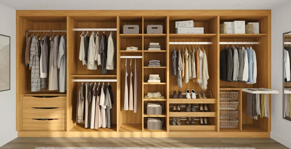 Versatile Storage Solutions closet