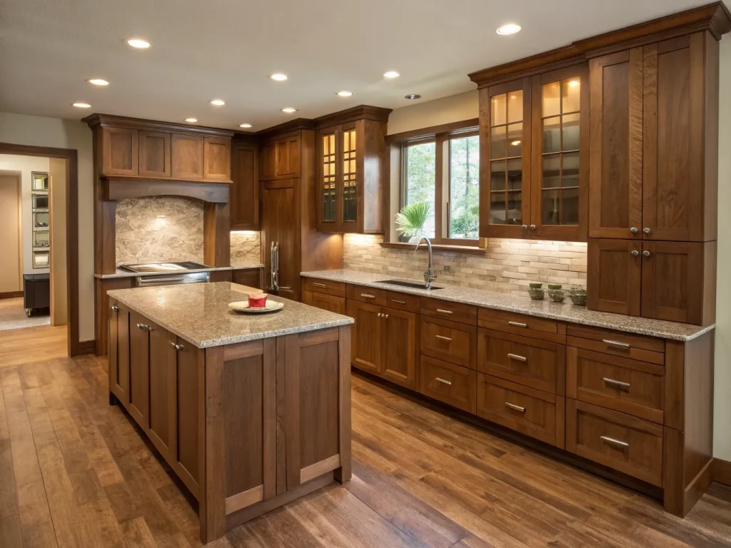 walnut-shaker-kitchen